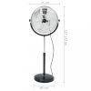 Asztali és toronyventilátorok, vidaXL 3 sebességes álló ventilátor billenő fejjel 45 cm 100 W