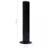 Asztali és toronyventilátorok, vidaXL fekete oszlop ventilátor Φ24 x 80 cm