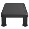 Nappali bútorok, vidaXL fekete monitorállvány 38 x 24 x 10,5 cm