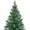 Karácsonyfák, vidaXL műfenyő fenyőtobozokkal 150 cm