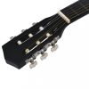 Gitárok, vidaXL 8 darabos fekete klasszikus gitárszett kezdőknek 3/4 36'