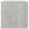Éjjeliszekrények, vidaXL 2 db betonszürke szerelt fa éjjeliszekrény 40 x 30 x 30 cm