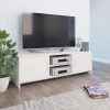 Nappali bútorok, vidaXL fehér szerelt fa TV-szekrény 120 x 30 x 37,5 cm