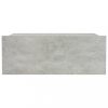 Éjjeliszekrények, vidaXL 2 db betonszürke szerelt fa függő éjjeliszekrény 40x30x15 cm