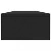 TV monitor tartók, vidaXL fekete szerelt fa monitorállvány 100 x 24 x 13 cm
