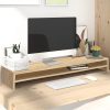 TV monitor tartók, vidaXL sonoma tölgy színű szerelt fa monitorállvány 100 x 24 x 13 cm