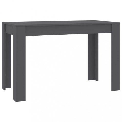 Konyha- és étkezőasztalok, vidaXL szürke forgácslap étkezőasztal 120 x 60 x 76 cm