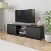 Nappali bútorok, vidaXL fekete szerelt fa TV-szekrény 120 x 30 x 35,5 cm
