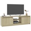 Nappali bútorok, vidaXL sonoma tölgy színű szerelt fa TV-szekrény 120 x 30 x 35,5 cm