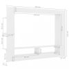 Nappali bútorok, vidaXL fehér szerelt fa TV-szekrény 152 x 22 x 113 cm