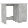 Íróasztalok, vidaXL betonszürke szerelt fa íróasztal 100 x 50 x 76 cm