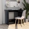 Íróasztalok, vidaXL magasfényű fekete forgácslap íróasztal 100 x 50 x 76 cm