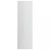 Könyvespolcok, állópolcok, vidaXL magasfényű fehér szerelt fa könyvszekrény 98 x 29 x 97,5