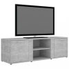 Nappali bútorok, vidaXL betonszürke szerelt fa TV-szekrény 120 x 34 x 37 cm
