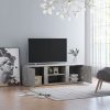 Nappali bútorok, vidaXL betonszürke szerelt fa TV-szekrény 120 x 34 x 37 cm