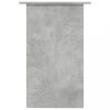 Íróasztalok, vidaXL betonszürke szerelt fa íróasztal 90 x 50 x 74 cm