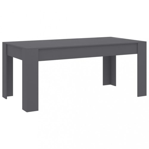 Konyha- és étkezőasztalok, vidaXL szürke forgácslap étkezőasztal 180 x 90 x 76 cm