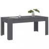 Konyha- és étkezőasztalok, vidaXL szürke forgácslap étkezőasztal 180 x 90 x 76 cm