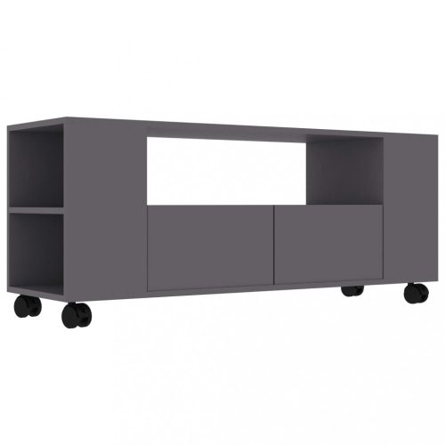 Nappali bútorok, vidaXL szürke szerelt fa TV-szekrény 120x35x48 cm