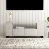 Nappali bútorok, vidaXL betonszürke szerelt fa TV-szekrény 120x35x48 cm