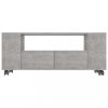 Nappali bútorok, vidaXL betonszürke szerelt fa TV-szekrény 120x35x48 cm
