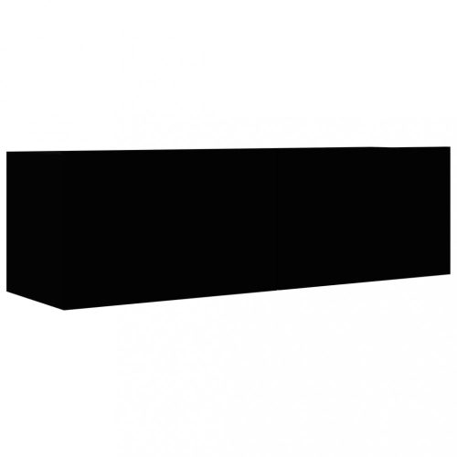 Nappali bútorok, vidaXL fekete szerelt fa TV-szekrény 100 x 30 x 30 cm