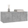 Nappali bútorok, vidaXL betonszürke szerelt fa TV-szekrény 80 x 34 x 30 cm