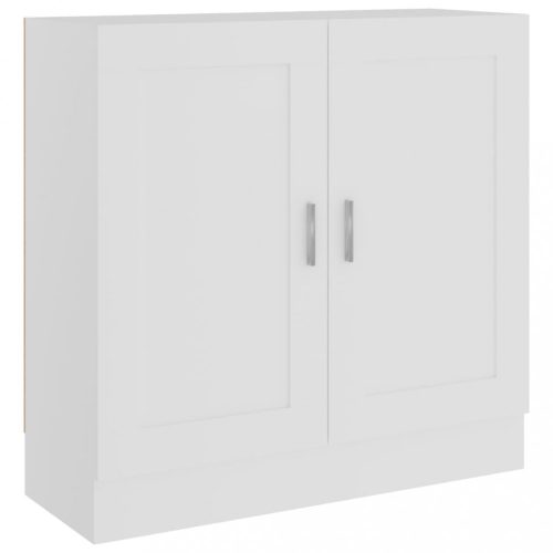 Könyvespolcok, állópolcok, vidaXL fehér szerelt fa könyvszekrény 82,5 x 30,5 x 80 cm
