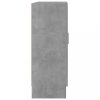 Könyvespolcok, állópolcok, vidaXL betonszürke szerelt fa könyvszekrény 82,5 x 30,5 x 80 cm