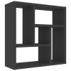 Fali polcok és párkányok, vidaXL szürke forgácslap fali polc 45,1 x 16 x 45,1 cm