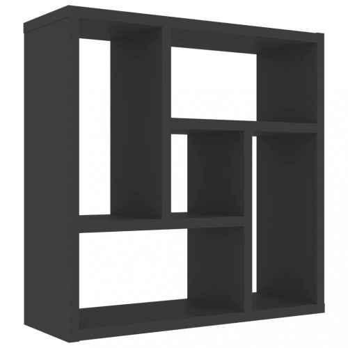 Fali polcok és párkányok, vidaXL szürke forgácslap fali polc 45,1 x 16 x 45,1 cm