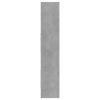 Könyvespolcok, állópolcok, vidaXL betonszürke szerelt fa könyvszekrény 40 x 35 x 180 cm