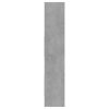Könyvespolcok, állópolcok, vidaXL betonszürke szerelt fa könyvszekrény 60 x 35 x 180 cm