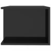 Nappali bútorok, vidaXL magasfényű fekete TV-szekrény LED lámpákkal 90 x 39 x 30 cm