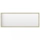 Fürdőszobai pipereasztalok, 804633 vidaXL Bathroom Mirror Sonoma Oak 100x1,5x37 cm Chipboard