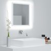 Fürdőszobai pipereasztalok, vidaXL fehér akril LED-es fürdőszobai tükör 40 x 8,5 x 37 cm