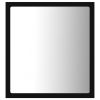 Fürdőszobai pipereasztalok, vidaXL fekete akril LED-es fürdőszobai tükör 40 x 8,5 x 37 cm