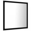 Fürdőszobai pipereasztalok, vidaXL fekete akril LED-es fürdőszobai tükör 40 x 8,5 x 37 cm