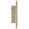 Fürdőszobai pipereasztalok, vidaXL sonoma tölgy akril LED-es fürdőszobai tükör 40x8,5x37 cm