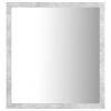 Fürdőszobai pipereasztalok, vidaXL betonszürke akril LED-es fürdőszobatükör 40x8,5x37 cm