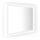 Fürdőszobai pipereasztalok, vidaXL fehér akril LED-es fürdőszobai tükör 60 x 8,5 x 37 cm