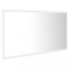 Fürdőszobai pipereasztalok, vidaXL fehér akril LED-es fürdőszobai tükör 80 x 8,5 x 37 cm