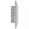 Fürdőszobai pipereasztalok, vidaXL betonszürke akril LED-es fürdőszobatükör 90x8,5x37 cm