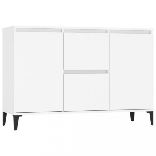 Büfé- és tálalóasztalok, vidaXL fehér szerelt fa tálalószekrény 102 x 35 x 70 cm