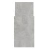 Büfé- és tálalóasztalok, vidaXL betonszürke szerelt fa kisszekrény 60 x 26 x 60 cm