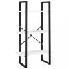 Könyvespolcok, állópolcok, vidaXL fehér forgácslap tárolópolc 60 x 30 x 105 cm