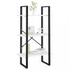 Könyvespolcok, állópolcok, vidaXL fehér forgácslap tárolópolc 60 x 30 x 105 cm