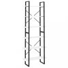 Könyvespolcok, állópolcok, vidaXL fehér szerelt fa magasszekrény 80 x 30 x 210 cm