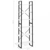 Könyvespolcok, állópolcok, vidaXL fehér szerelt fa magasszekrény 80 x 30 x 210 cm