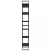 Könyvespolcok, állópolcok, vidaXL fekete forgácslap magasszekrény 100 x 30 x 210 cm